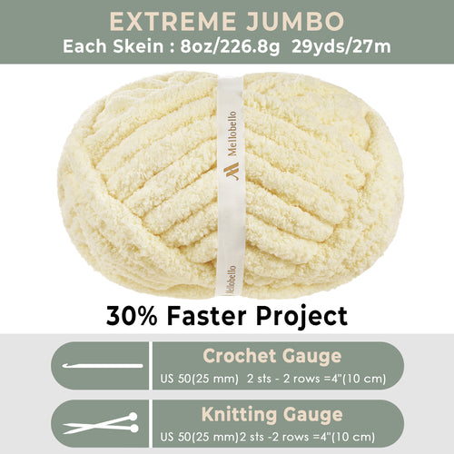 MelloBello Chunky Yarn ButterCup