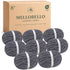 MelloBello Chunky Yarn Charcoal Grey
