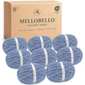 MelloBello Chunky Yarn Country Blue