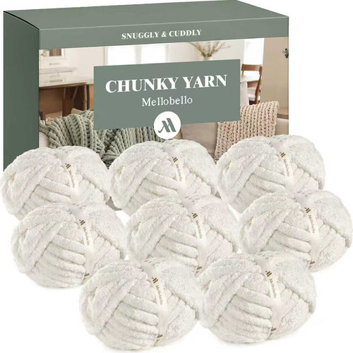 MelloBello Chunky Yarn Cream