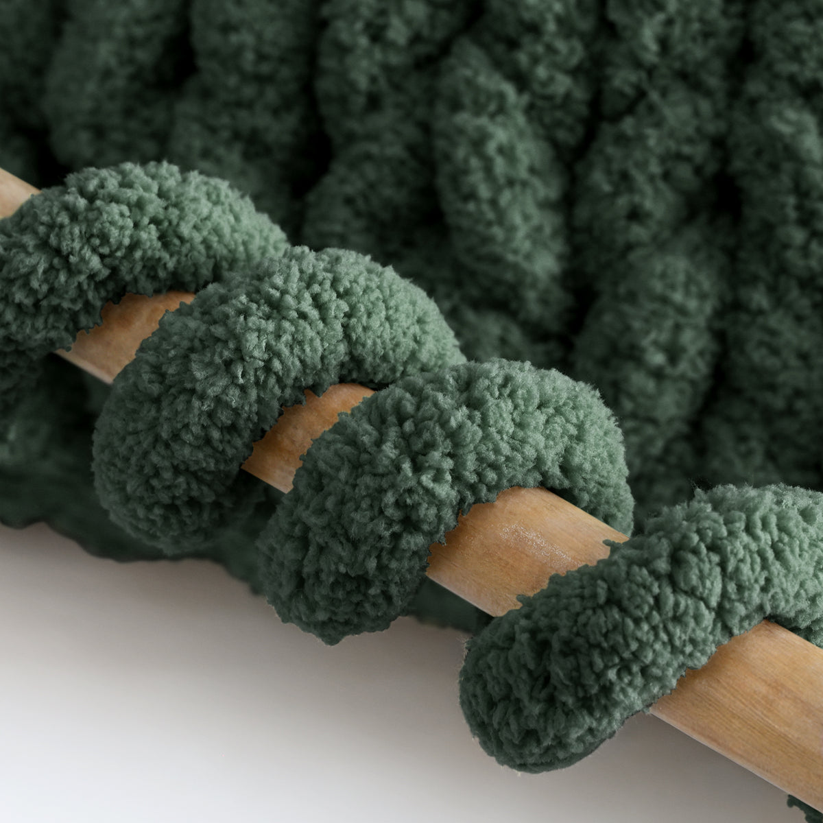 MelloBello Chunky Yarn Dark Green