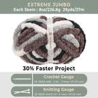MelloBello Chunky Yarn Urban Ash