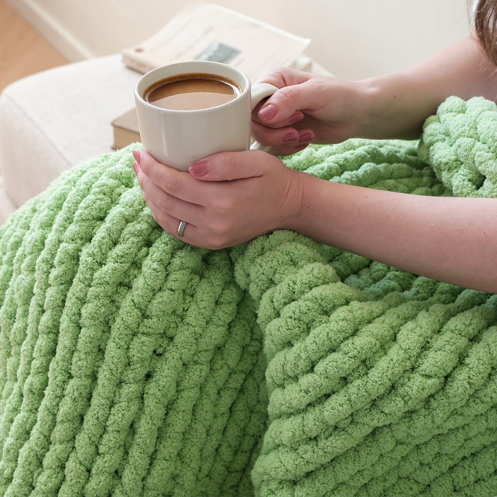 MelloBello Chunky Yarn Grass