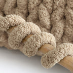 MelloBello Chunky Yarn Khaki