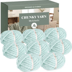 MelloBello Chunky Yarn Light Blue
