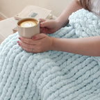 MelloBello Chunky Yarn Light Blue