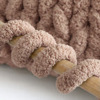 MelloBello Chunky Yarn Light Coffee