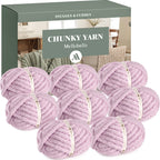 MelloBello Chunky Yarn Light Purple