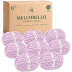 MelloBello Chunky Yarn Light Purple