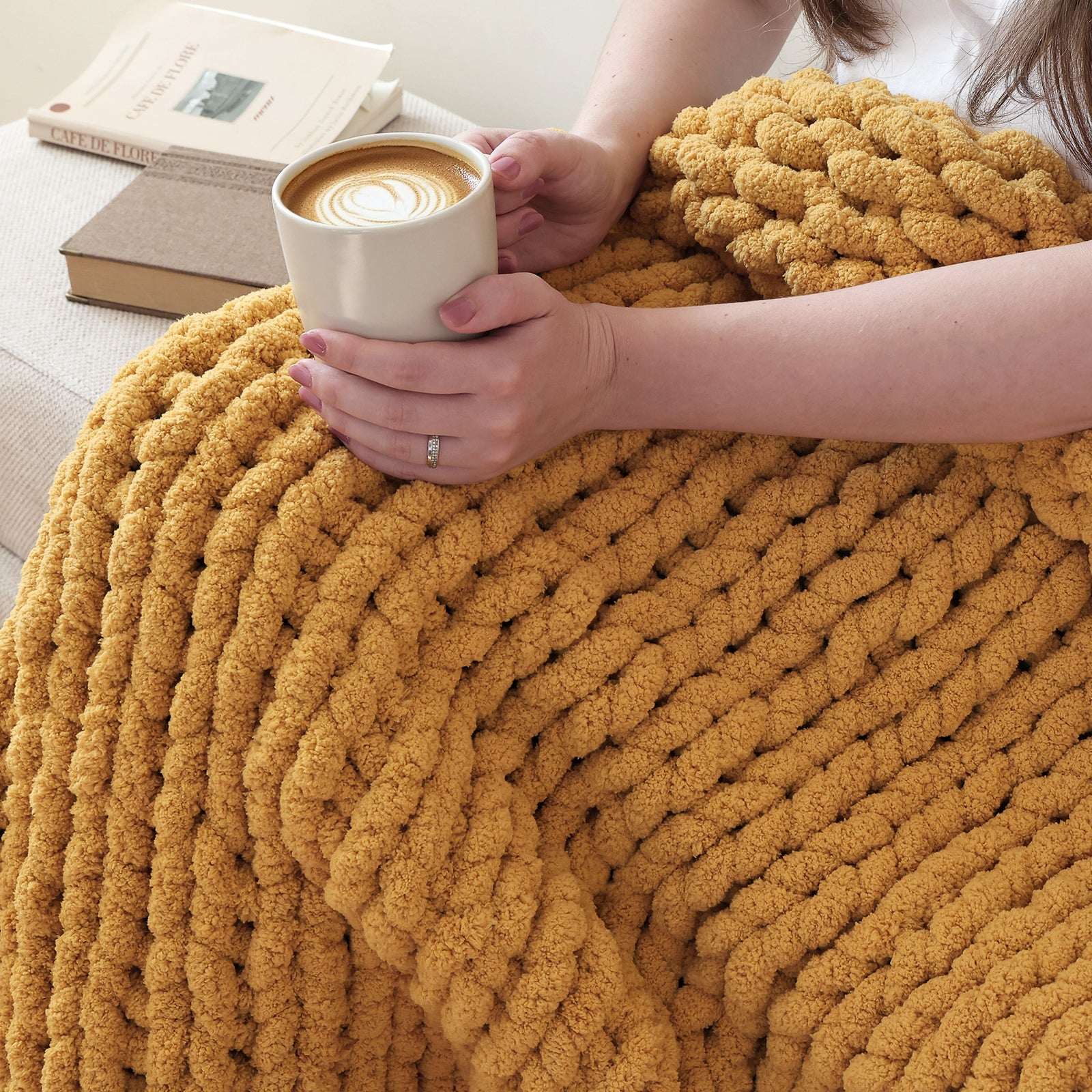 MelloBello Chunky Yarn Mustard Yellow
