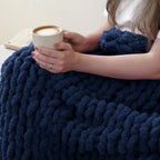 MelloBello Chunky Yarn Navy Blue