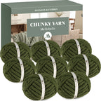 MelloBello Chunky Yarn Sage Green