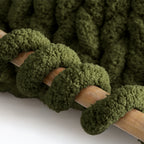 MelloBello Chunky Yarn Olive Green