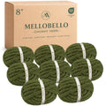 MelloBello Chunky Yarn Olive Green