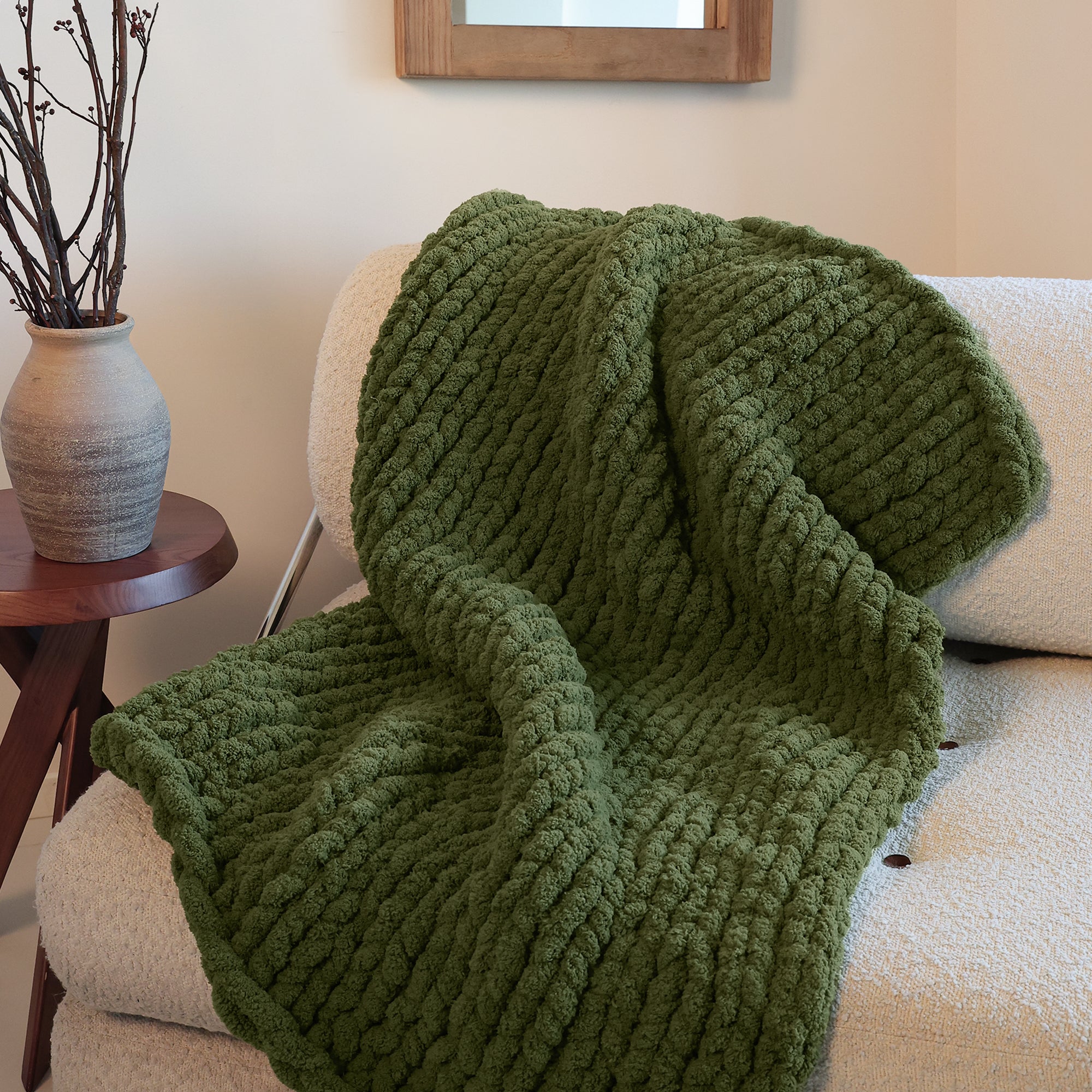 MelloBello Chunky Yarn Sage Green