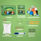 Crochet Kit for Beginners Kids- 4 Styles Crochet Animal Kit with Step-by-Step Video Tutorials - Easy to Learn Beginner Amigurumi Crochet Kit for Adults - Arts and Crafts Hobbies Gifts for Adults Women