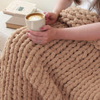 MelloBello Chunky Yarn Blush Brown