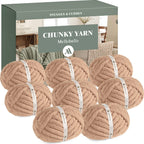 MelloBello Chunky Yarn Orange