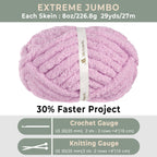 MelloBello Chunky Yarn Dark Purple