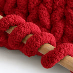 MelloBello Chunky Yarn Red