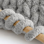 MelloBello Chunky Yarn Smoke Grey