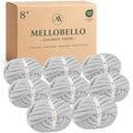 MelloBello Chunky Yarn Smoke Grey