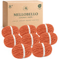 MelloBello 8 Series Chunky Yarn Burnt Clay