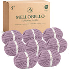 MelloBello Chunky Yarn Mauve Taupe