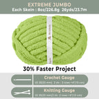 MelloBello Chunky Yarn Spring Moss