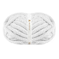 MelloBello Chunky Yarn Pure White