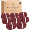 MelloBello Chunky Yarn Mulberry Wine