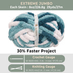 MelloBello Chunky Yarn Seafoam Calm