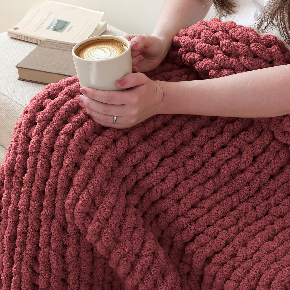 MelloBello Chunky Yarn Mulberry Wine