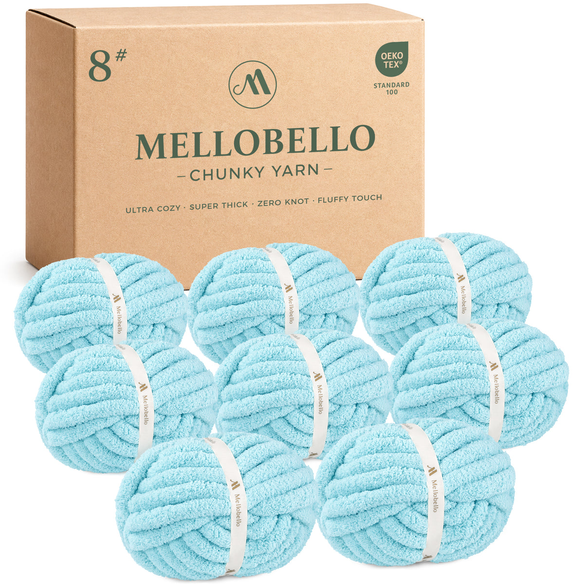 MelloBello Chunky Yarn Ocean Breeze
