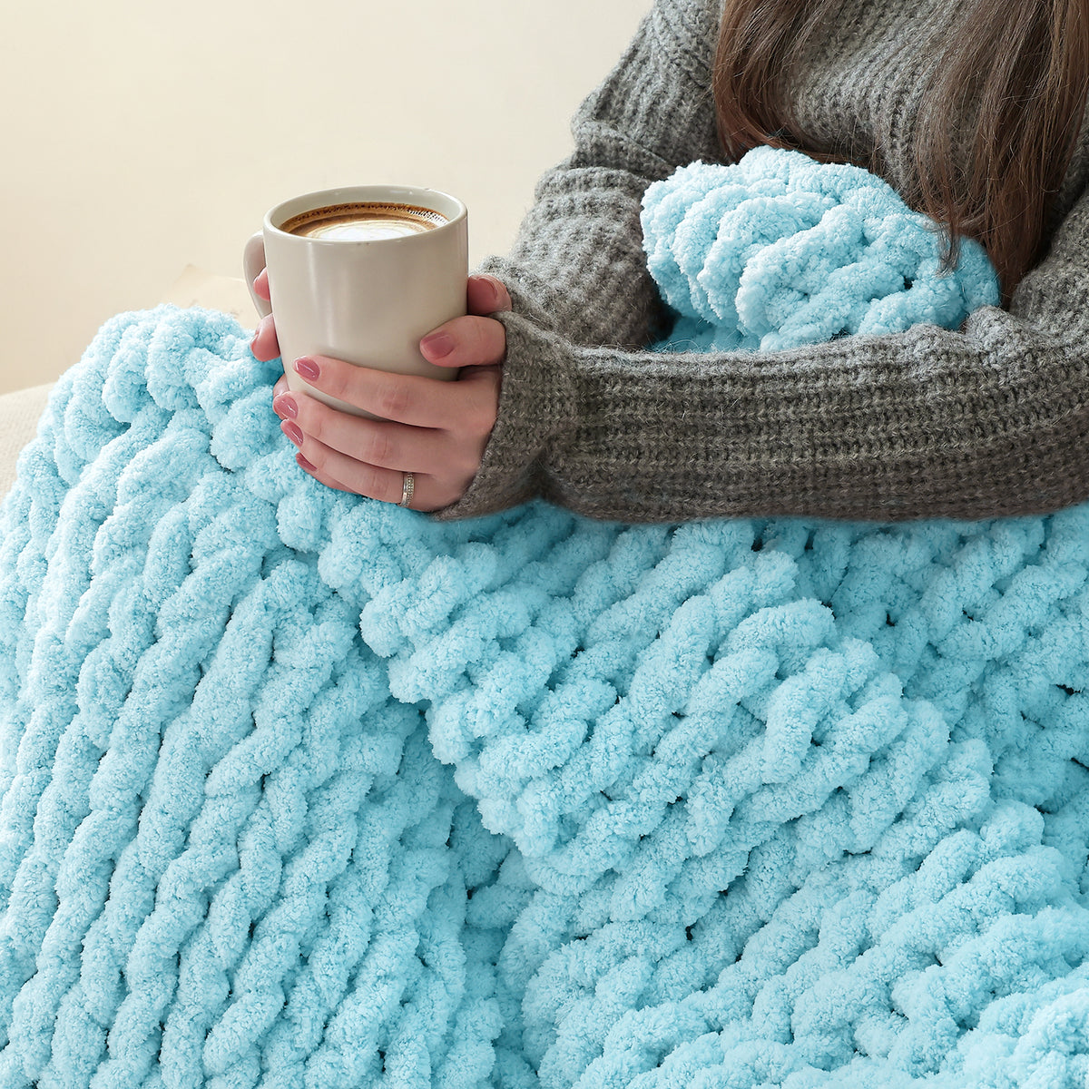 MelloBello Chunky Yarn Ocean Breeze