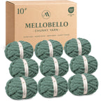 MelloBello 10 Series Chunky Yarn Dark Green