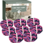 MelloBello Chunky Yarn Midnight Orchid