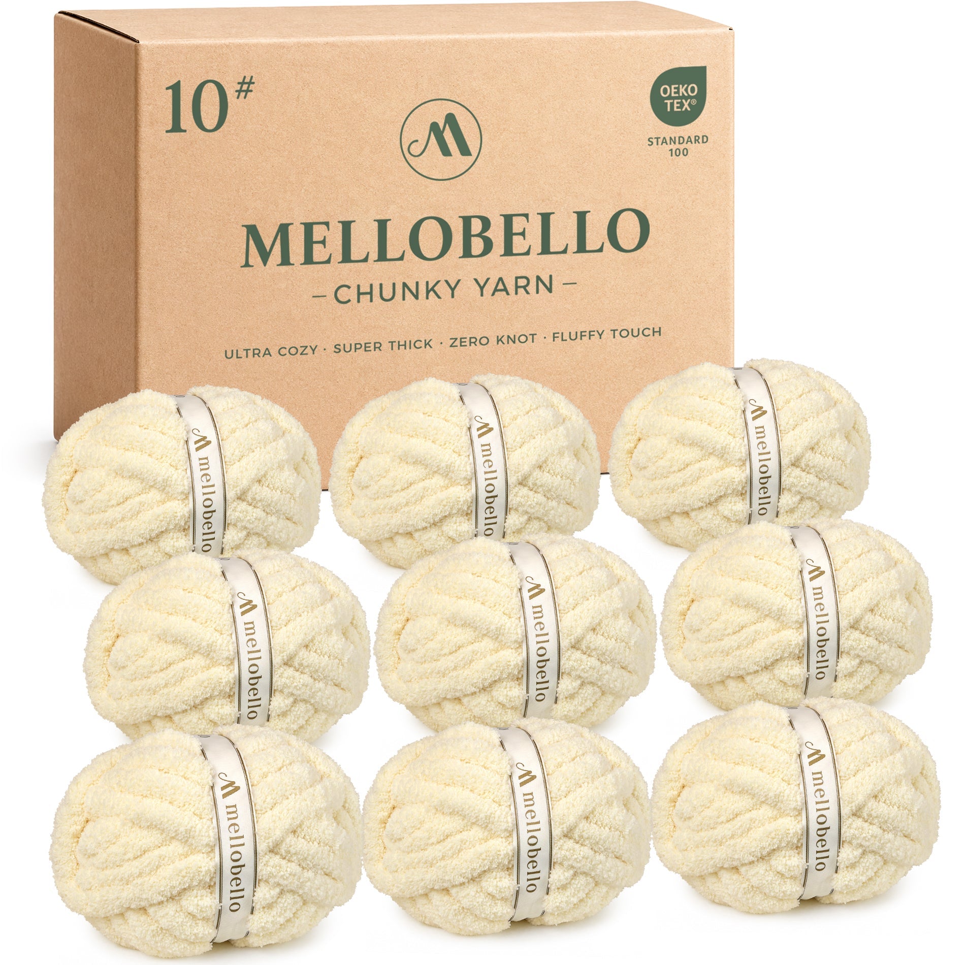 MelloBello 10 Series Chunky Yarn ButterCup