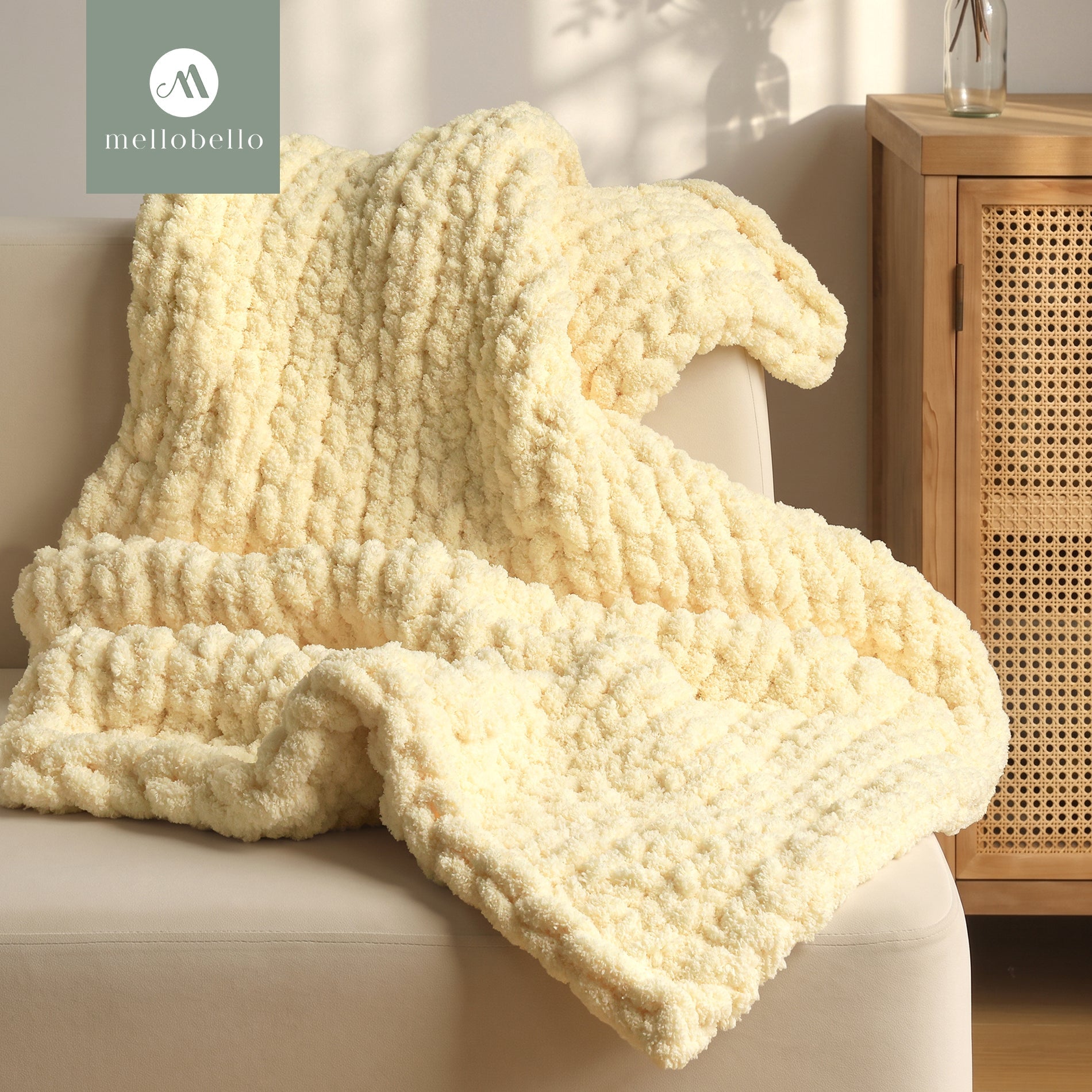 MelloBello 10 Series Chunky Yarn ButterCup