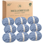 MelloBello 10 Series Chunky Yarn Country Blue