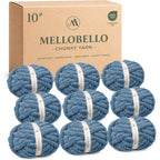 MelloBello 10 Series Chunky Yarn Teal Blue