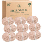 MelloBello 10 Series Chunky Yarn Light Coffee