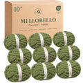 MelloBello 10 Series Chunky Yarn Olive Green