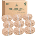 MelloBello 10 Series Chunky Yarn Orange