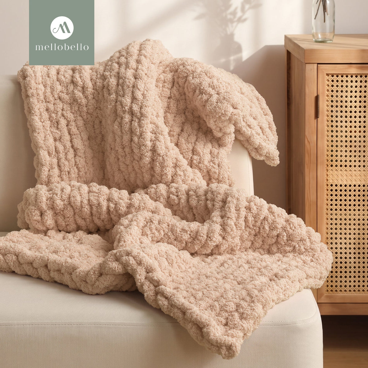 MelloBello 10 Series Chunky Yarn Orange