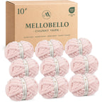 MelloBello 10 Series Chunky Yarn Pink