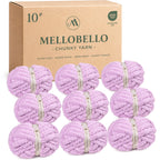 MelloBello 10 Series Chunky Yarn Purple