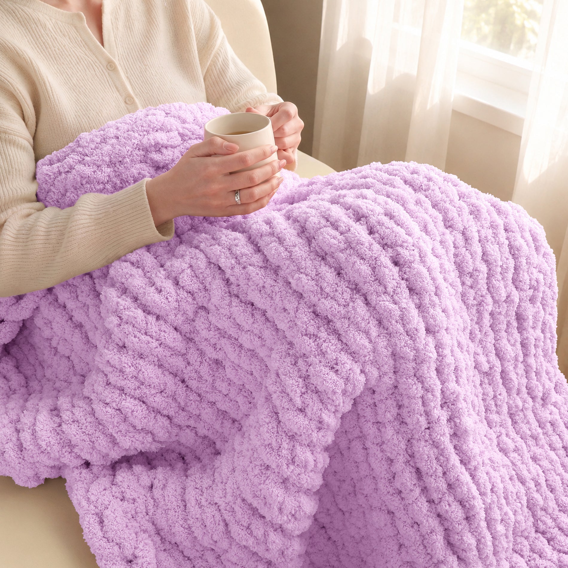 MelloBello 10 Series Chunky Yarn Purple