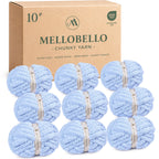 MelloBello 10 Series Chunky Yarn Lake Blue