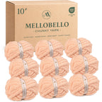 MelloBello 10 Series Chunky Yarn Apricot Pink